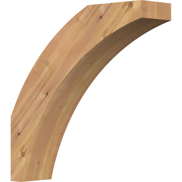 Ekena Millwork 5 1/2"W x 22"D x 22"H Thorton Smooth Knee Brace, Western Red Cedar BRC06X22X22THR00SWR - main
